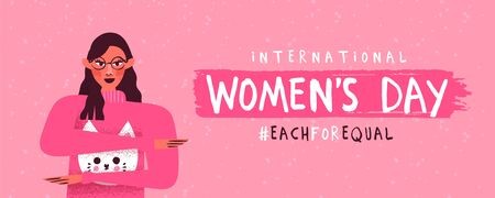Día internacional de la mujer - Logo